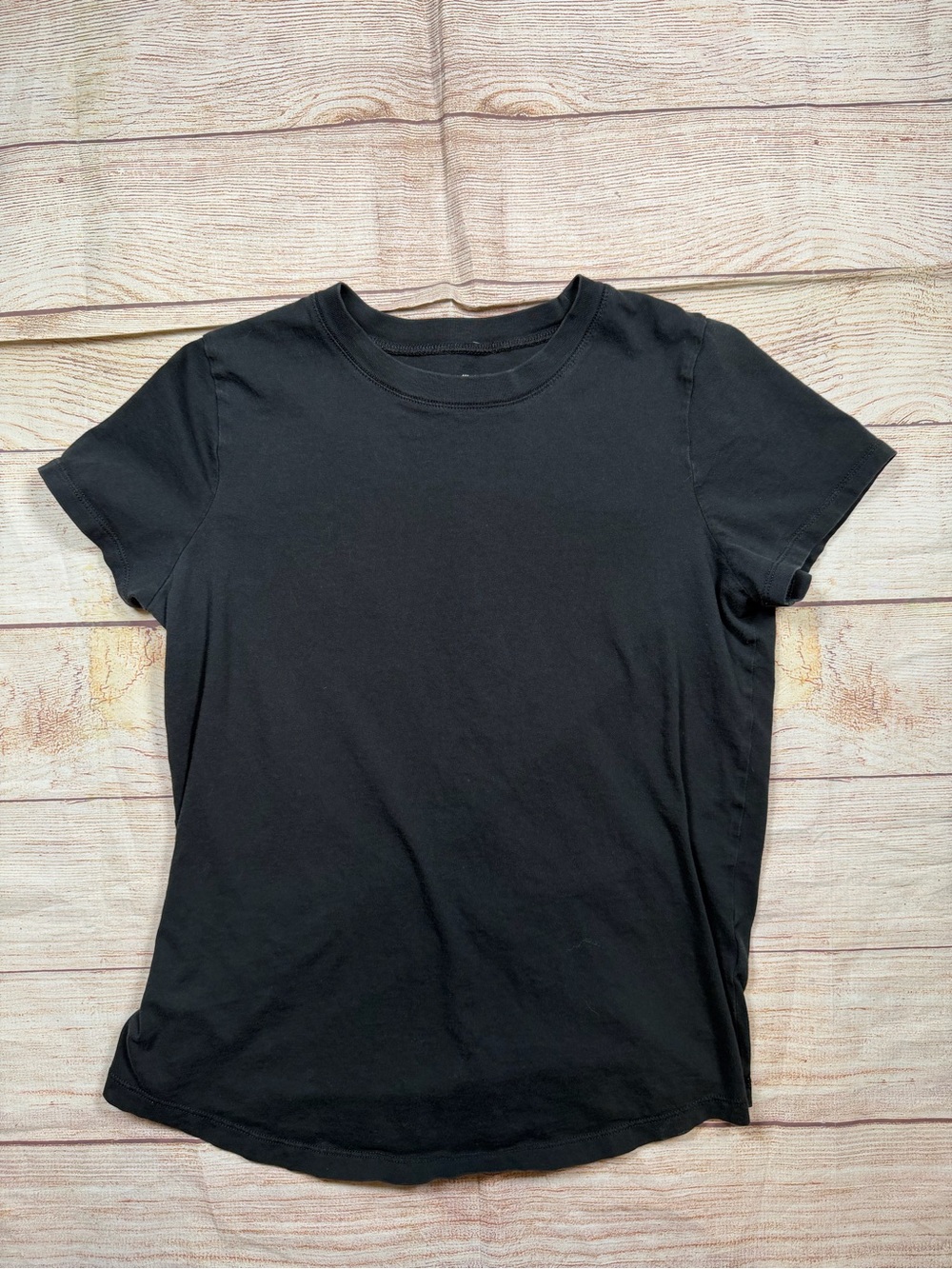 Madewell Black Short Sleeve Crewneck Tee 100% cotton